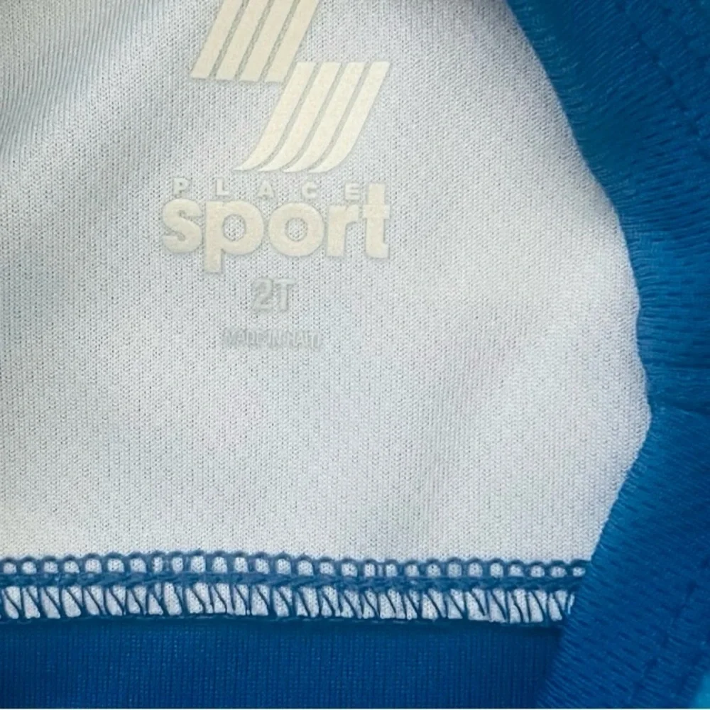 Sports casual activewear athleisure tank top boys 2T deep blue/light blue